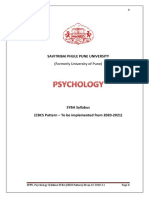 SYBA Psychology Syllabus 2020-21 - 08.072020 PDF