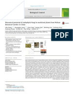 Biocontrol Potential of Endophytic Fungi in Medicinal Plants From Wuhan Botanical Garden in China