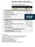 NSDC - PROFESSIONAL PROGRAMME CERTIFICATE IN FIRE AND INDUSTRIAL SAFETY MANAGEMENT Syllabus