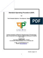 Standard Operating Procedure (SOP) : Post Graduate Diploma / Post Diploma / Diploma Courses