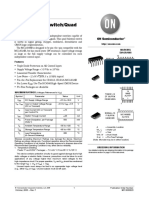 MC14066B Quad Analog Switch/Quad Multiplexer: Marking Diagrams