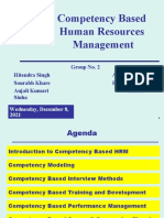 Competency Based Human Resources Management