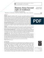 Swine Flu in Buenos Aires: Beyond The Principle of Resilience