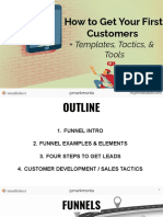 How To Get Your First Customers + Templates & Tools by Mark Montalban - FounderCopy v2