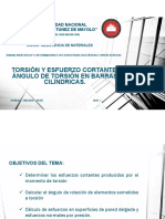 Torsión, Esfuerzo Cortante, Ángulo de Torsión