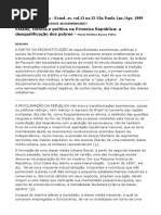 ARTIGO - Estado, Ciência e Política 1 República - A Desqualificação Dos Pobres - WWW - Scielo.br#pdf#ea#v13n35#v13n35a17