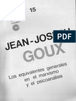 Goux - Los Equivalentes Generales en El Marxismo y El Psicoanálisis