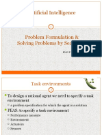 Problem Formulation & Solving by Search