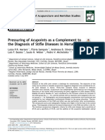 Pressuring of Acupoints As A Complement To The - 2019 - Journal of Acupuncture