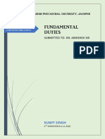 FUNDAMENTAL DUTIES - Constitutional Law-Sumit Singh