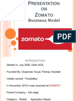 Zomato Business Model by Vrushali Wase