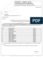 2018-19 Examiner - Asst. Examiner - Chairman - Vice-Chairman Appointment - Copy To Home College