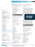 B2+ Extra Grammar Practice Worksheets Answer Key