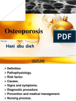 Osteoporosis: Hani Abu Dieh