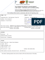 Supplementary Regulations - FIM Speedway Grand Prix World Championship Round 7 and 8 - Torun 02-03.10.2020 On 01