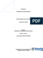 Actividad 3, Propuesta de Investigación