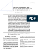 Review: Major Depressive Disorder in Dsm-5: Implications For Clinical Practice and Research of Changes From Dsm-Iv