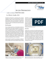 Endodontic Access Preparation The Tools For Success