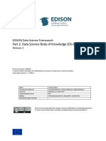 Part 2. Data Science Body of Knowledge (Ds-Bok)