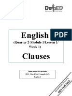 English: (Quarter 2-Module 1/lesson 1/ Week 1)