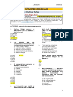 Actividades Virtuales - Septiembre - Primero