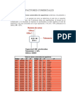 Capacitores Comerciales