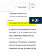 Determinacion de Oxigeno Disuelto