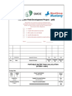 Potable Water Tank Calculation PDF