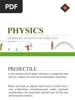 Physics: Kinematics: Motion in Two Direction