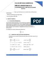 Informe de Laboratorio N°12 - Métodos Numéricos PDF