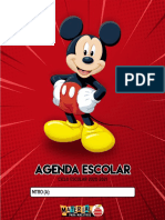 Agenda de Mickey Mouse 2020 - 2021