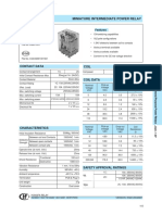 J Q X - 1 3 F: Miniature Intermediate Power Relay