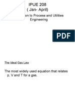 IPUE 208 (Jan-April) : Introduction To Process and Utilities Engineering