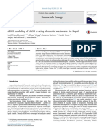 ADM1 Modeling of UASB Treating Domestic Wastewater in Nepal