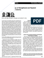 Lateral Load Response of Strengthened and Repaired Reinforced Concrete Columns