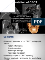 Interpretation of CBCT