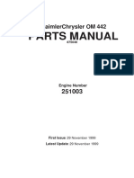 Parts Manual: Daimlerchrysler Om 442