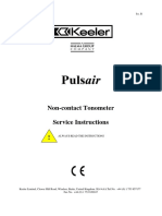 Keeler Pulsair 2000-3000 Tonometer - Service Manual PDF