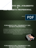 Fundamento Del Juramento y Secreto Profesional Segunda Parte