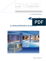 Deshumidification Piscines