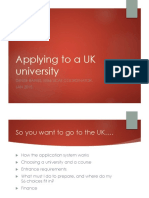 Applying To A UK University