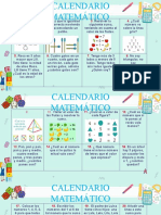 Calendario Matemático 2020