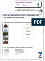 Avaliação de Geografia 1bm p1 Flexivel