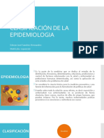 Clasificacion de La Epidemiologia