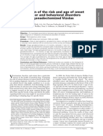 Evaluation of The Risk and Age of Onset of Cancer and Behavioral Disorders in Gonadectomized