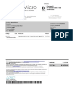 Factura Electrónica B (Triunvirato) B00001-00014185 PDF