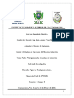 Partes Principales de Un Motor de Induccion