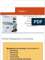 The Changing Role of Managerial Accounting in A Dynamic Business Environment