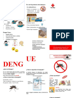 Folleto de Dengue Epidemiologia