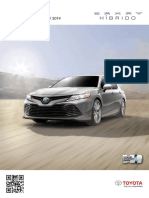 Ficha Tecnica Camry HV 2019 PDF